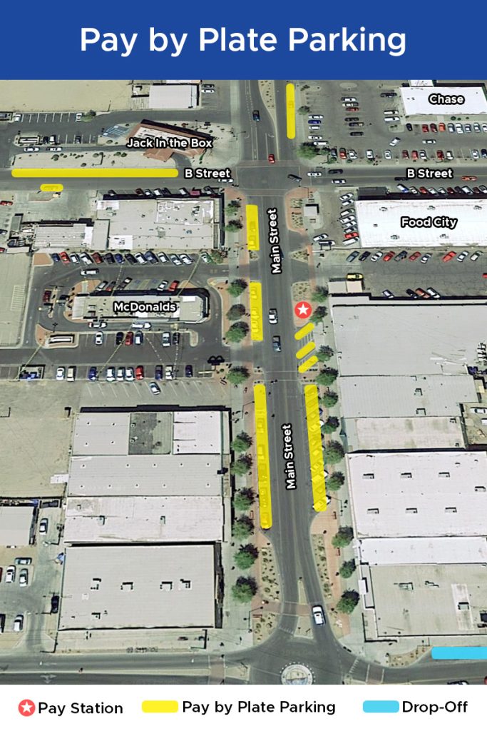 flyer for parking downtown